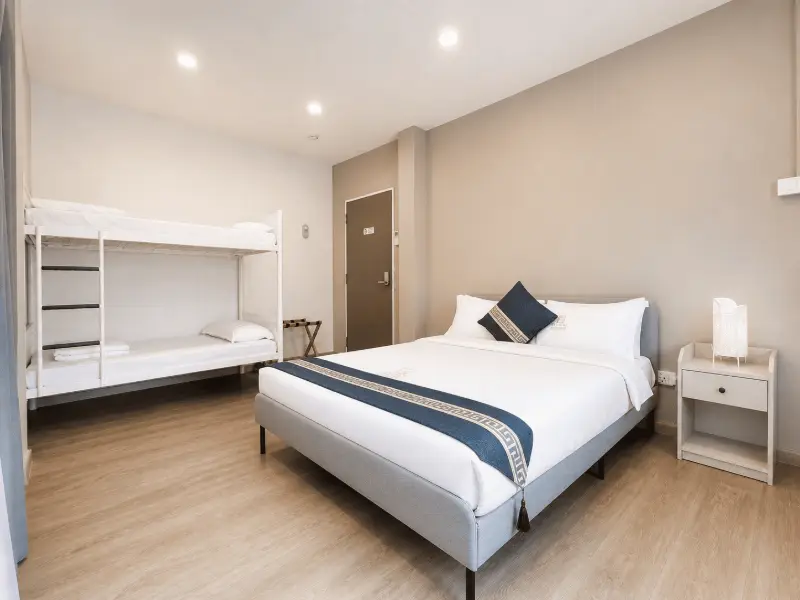 A family ensuite room at K2 Guesthouse