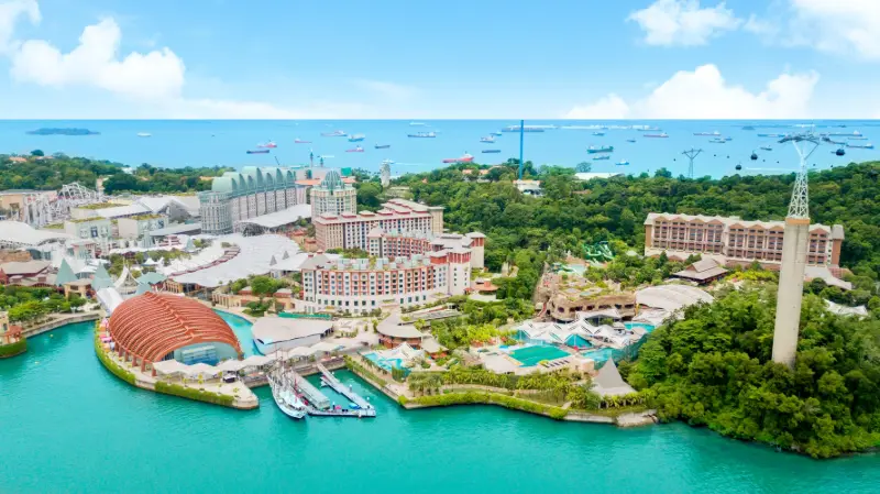 VivoCity and Sentosa near K2 Guesthouse, Singapore